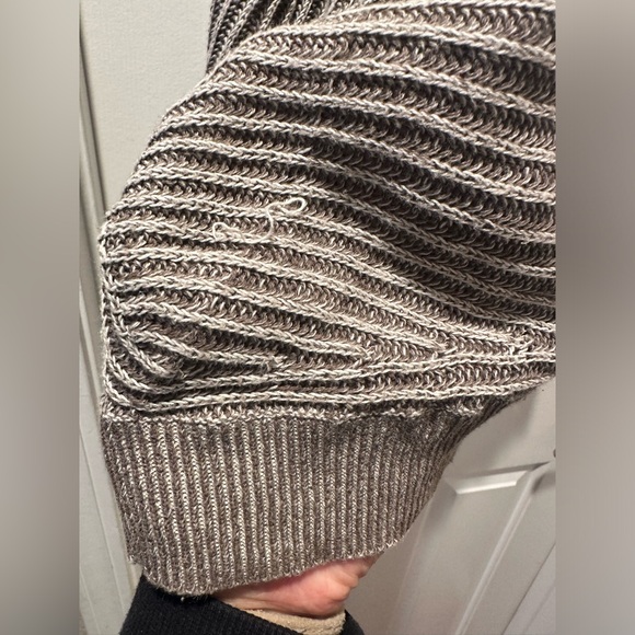 BP Gray-Green Striped Women's Sweater - Picture 6 of 6